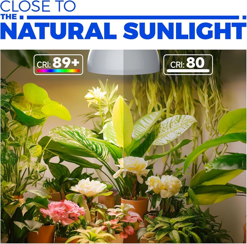 Barrina Hanging Grow Lights for Indoor Plants, 25W Full Spectrum, with Timer and 16.4FT Power Cord, Pendant Plant Lights for Indoor Growing, Large Tall Plant, Garden, Flowers, Greenhouse - Image 4